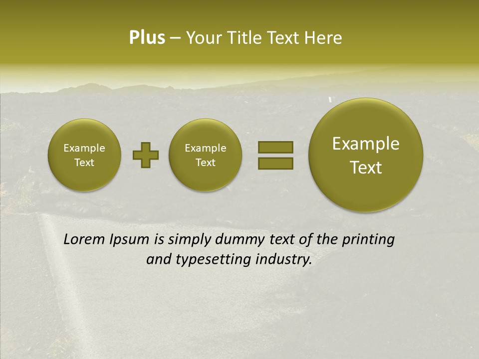Concrete Park Attraction PowerPoint Template