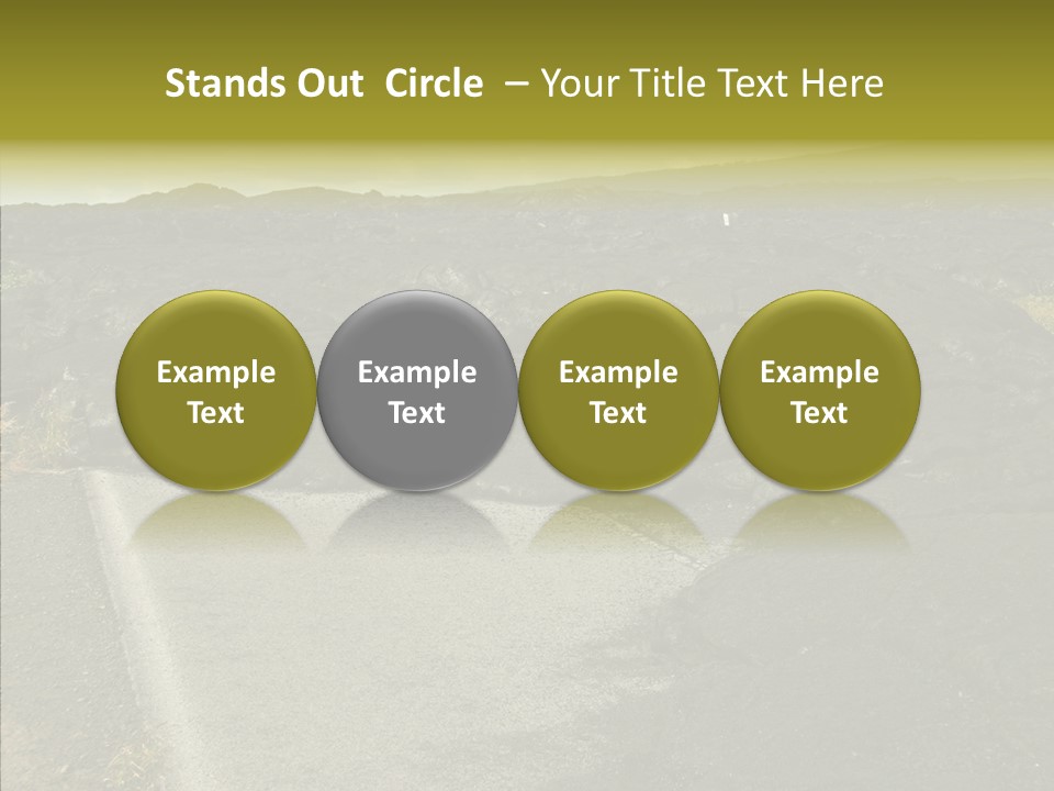 Concrete Park Attraction PowerPoint Template