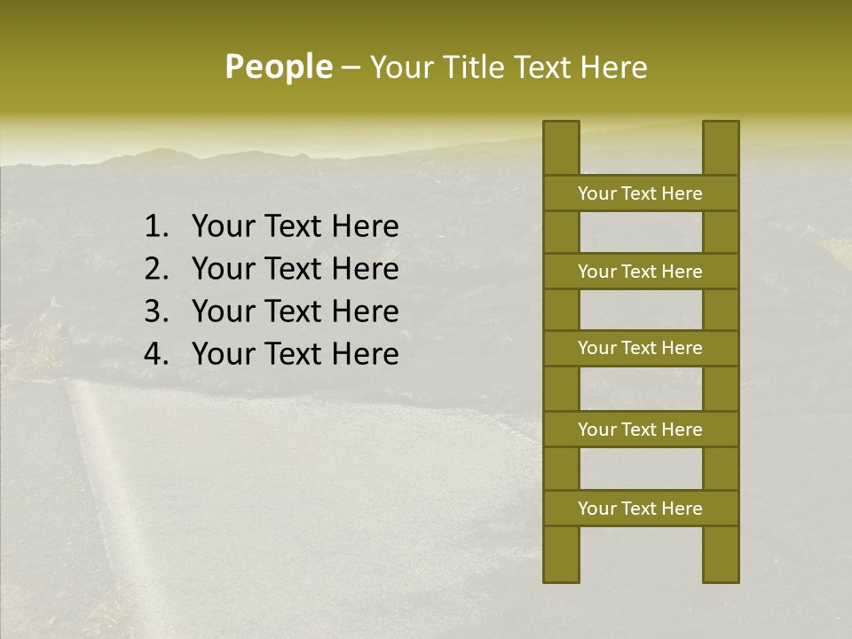 Concrete Park Attraction PowerPoint Template