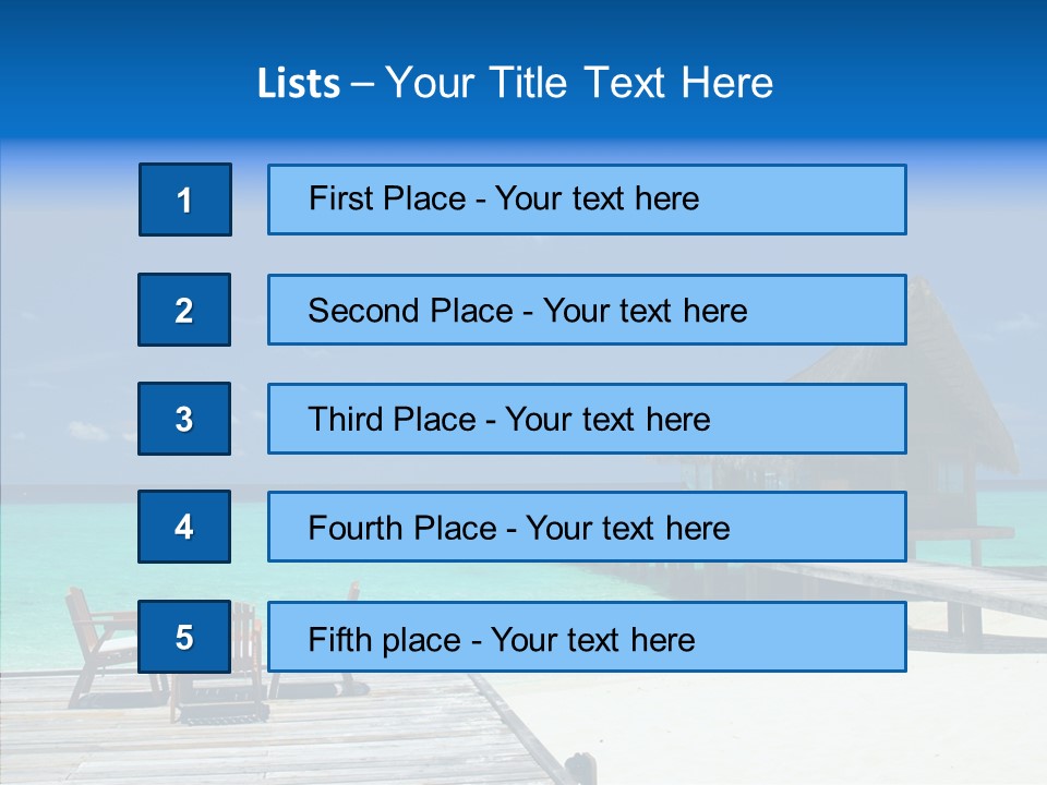 Resort Reef Seaside PowerPoint Template