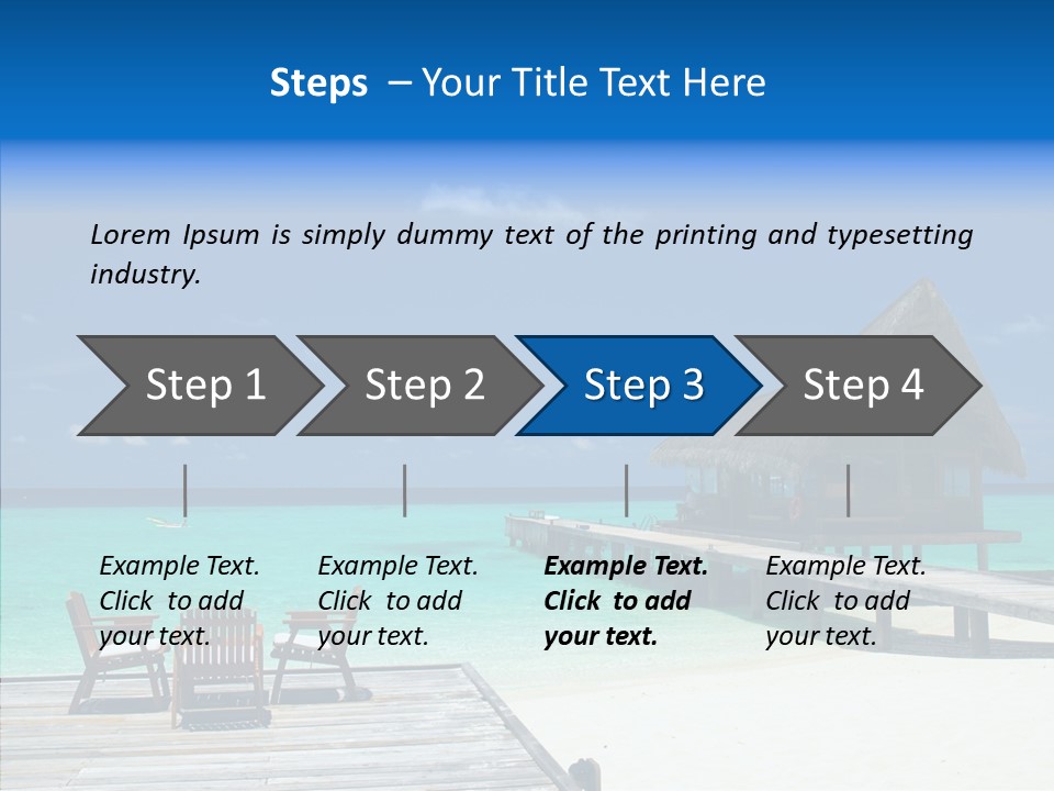 Resort Reef Seaside PowerPoint Template