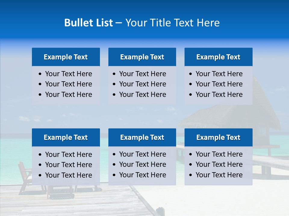 Resort Reef Seaside PowerPoint Template