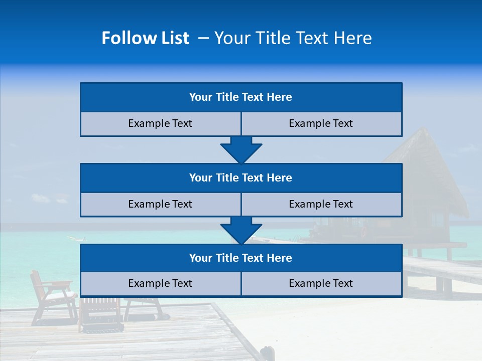 Resort Reef Seaside PowerPoint Template