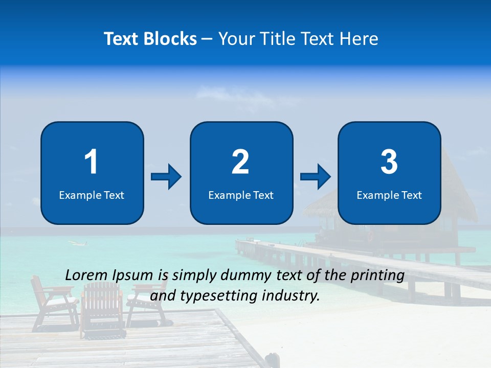 Resort Reef Seaside PowerPoint Template