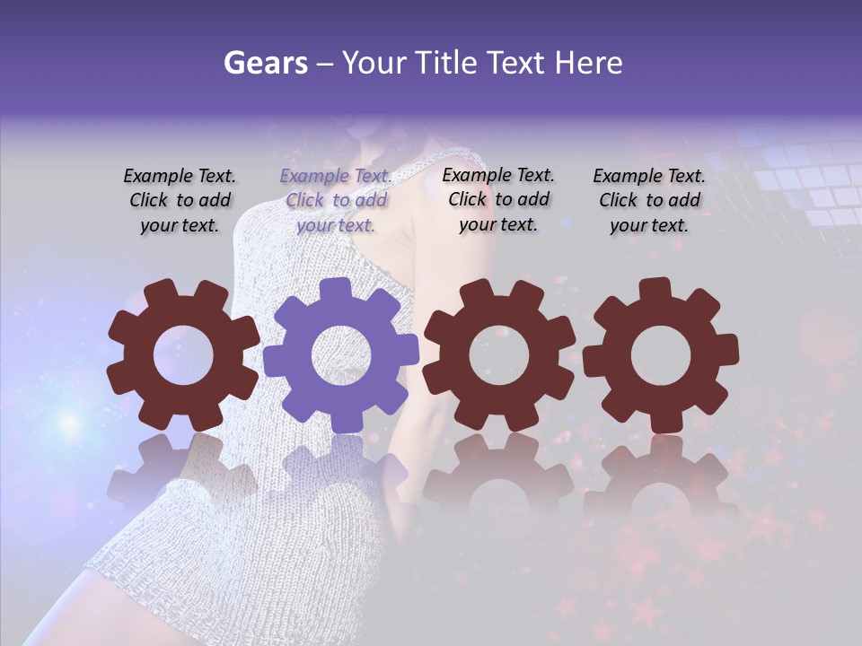 Year Beauty Clubbing PowerPoint Template