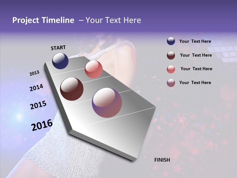 Year Beauty Clubbing PowerPoint Template