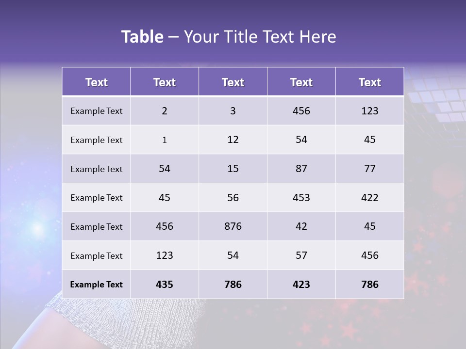 Year Beauty Clubbing PowerPoint Template