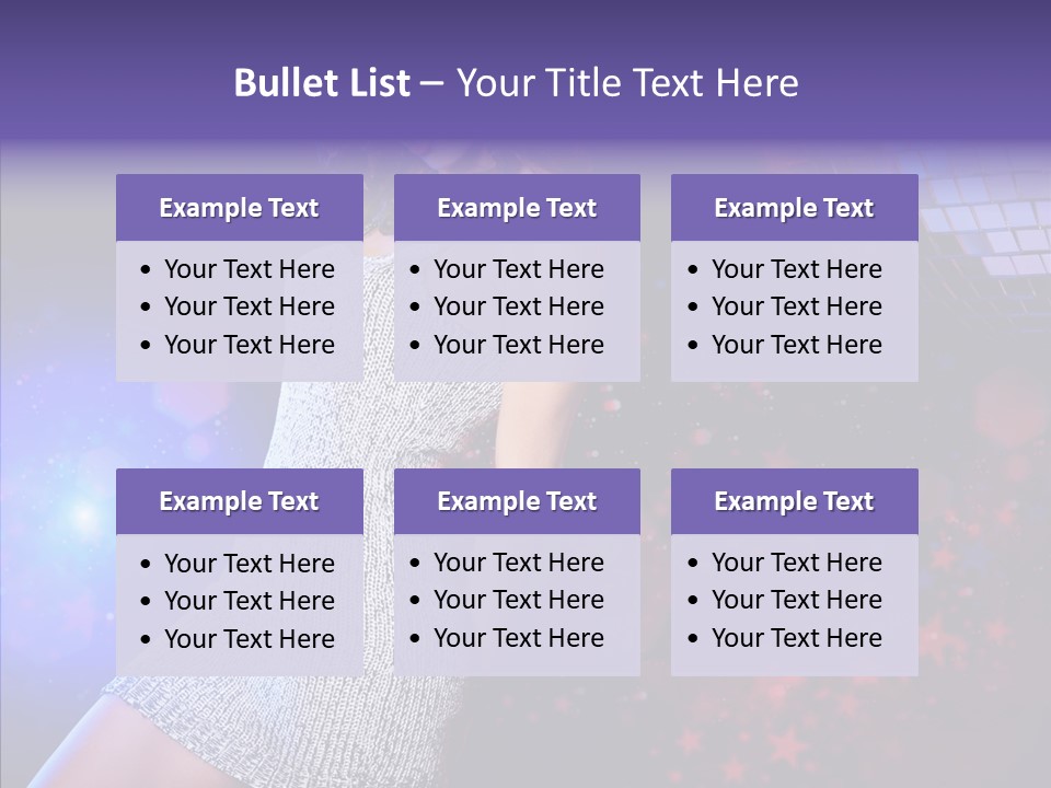 Year Beauty Clubbing PowerPoint Template