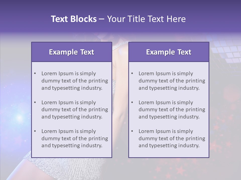 Year Beauty Clubbing PowerPoint Template
