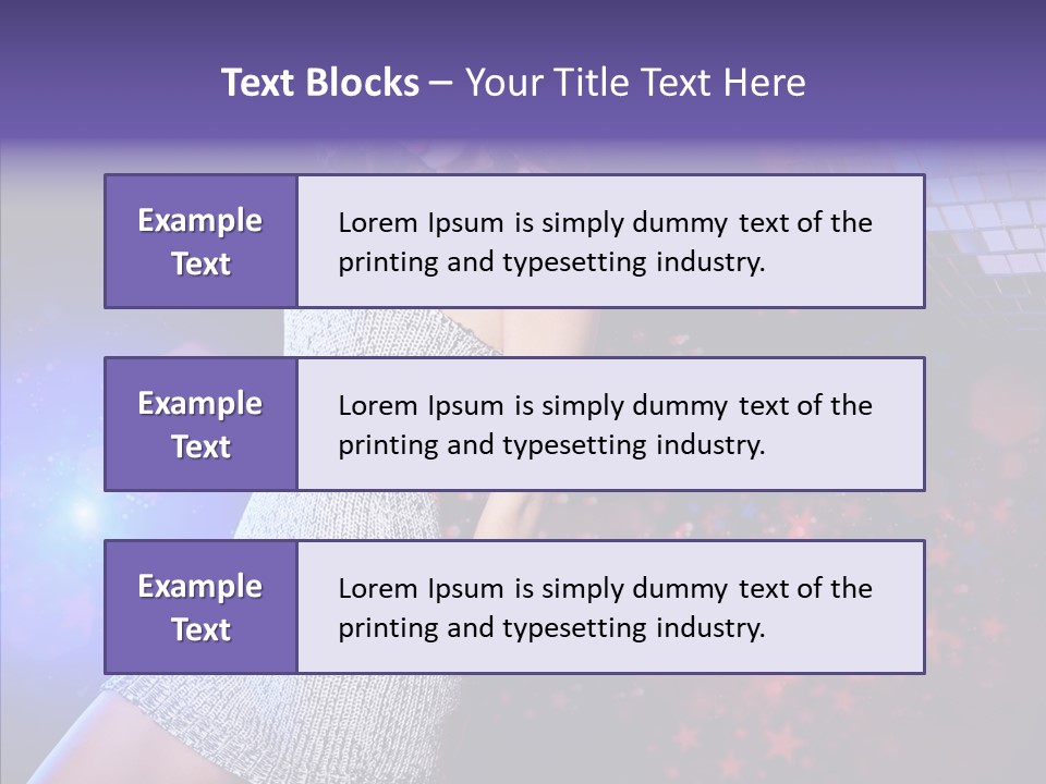 Year Beauty Clubbing PowerPoint Template