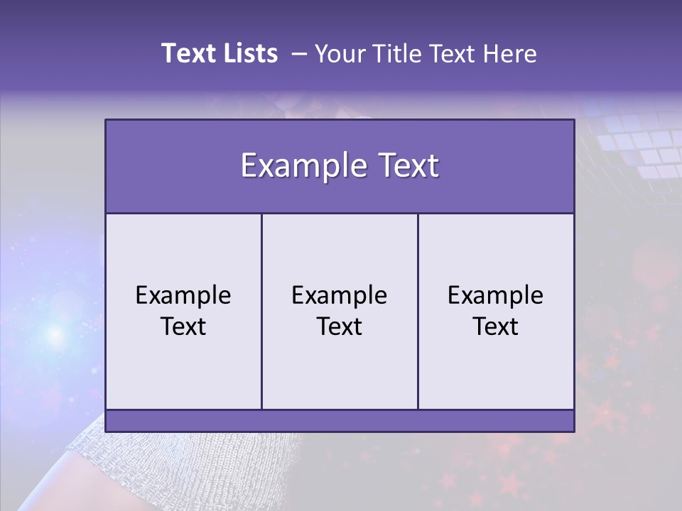 Year Beauty Clubbing PowerPoint Template