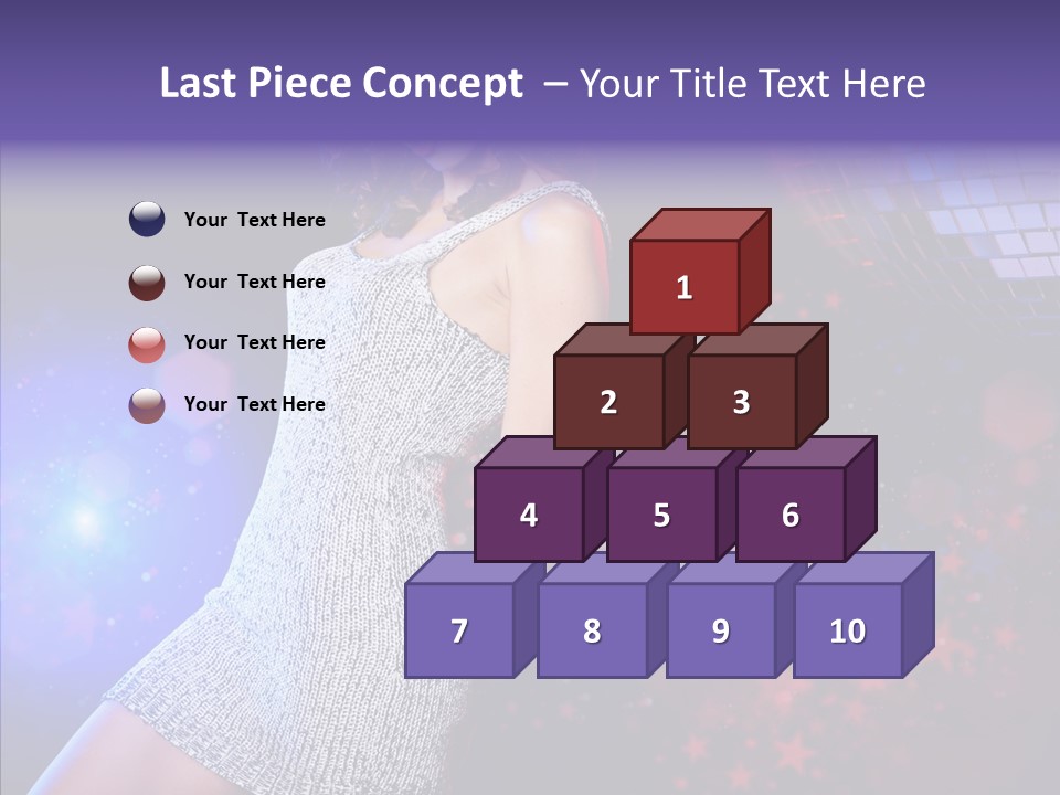 Year Beauty Clubbing PowerPoint Template