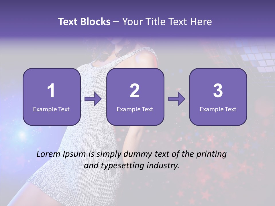 Year Beauty Clubbing PowerPoint Template