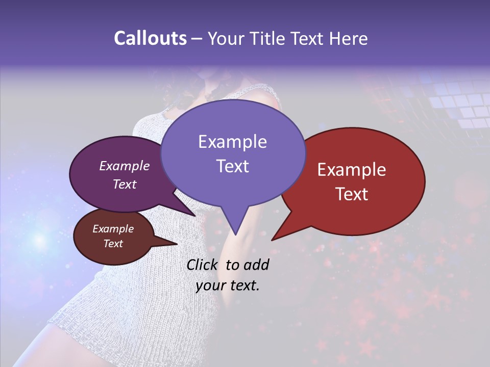 Year Beauty Clubbing PowerPoint Template