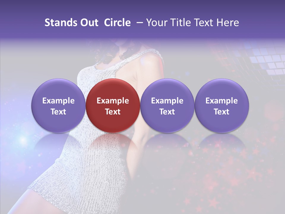Year Beauty Clubbing PowerPoint Template