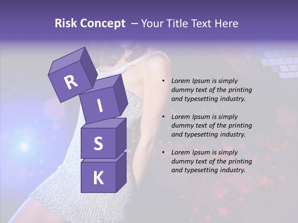 Year Beauty Clubbing PowerPoint Template