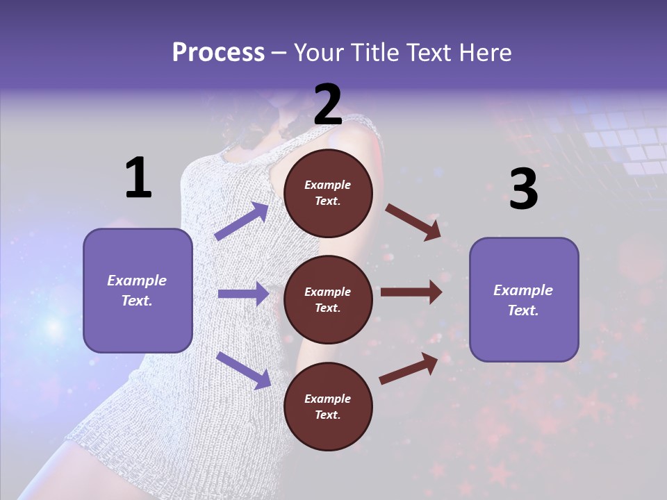 Year Beauty Clubbing PowerPoint Template