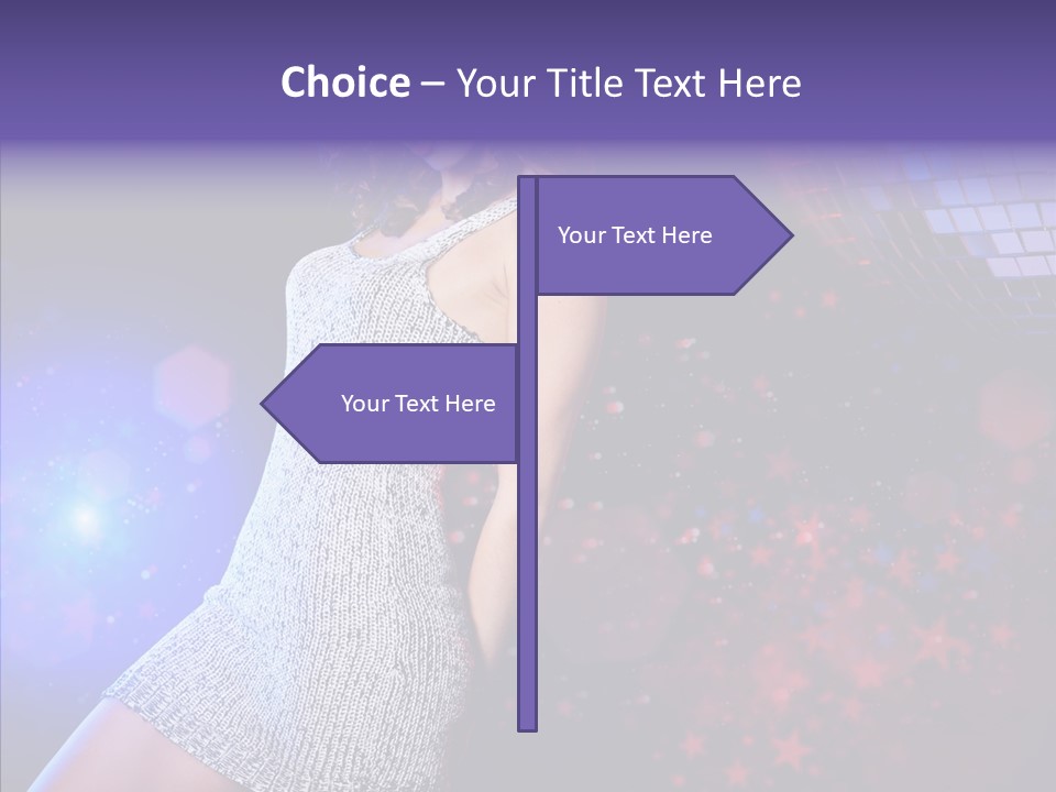 Year Beauty Clubbing PowerPoint Template