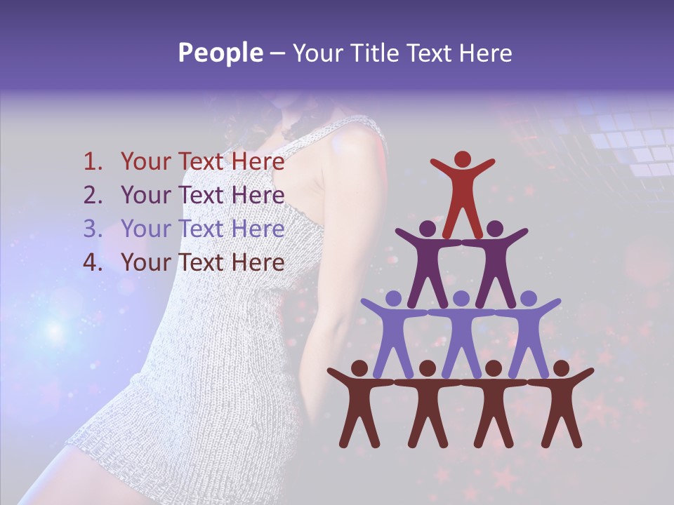 Year Beauty Clubbing PowerPoint Template