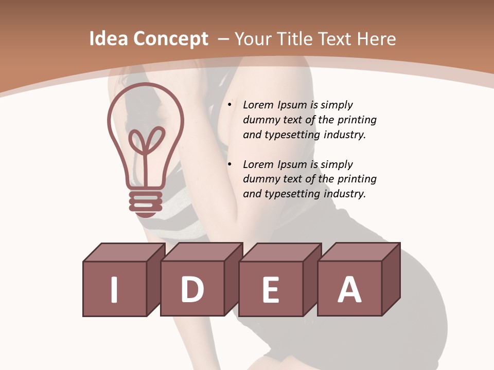 Kisses Red Fashion PowerPoint Template