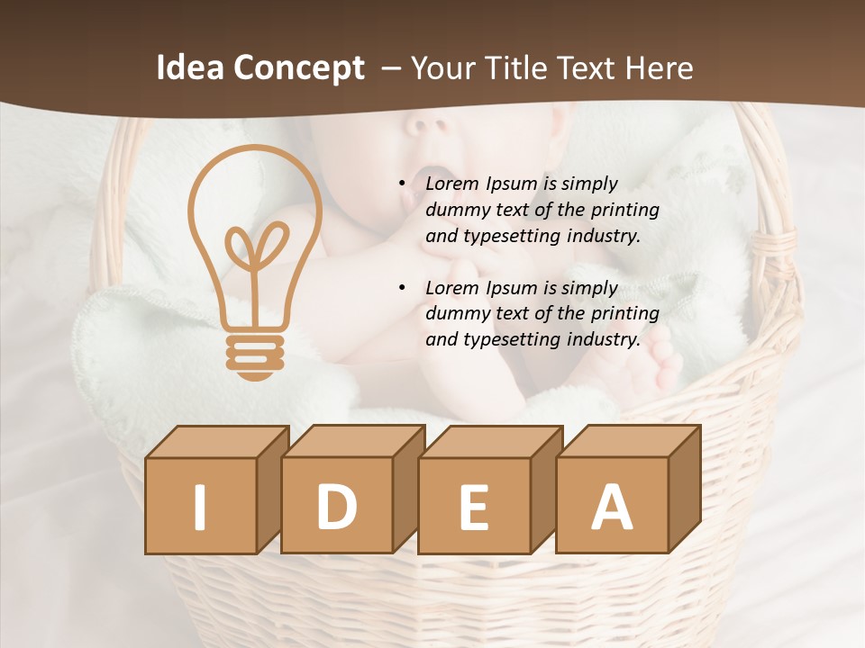 Eyes Person Girl PowerPoint Template