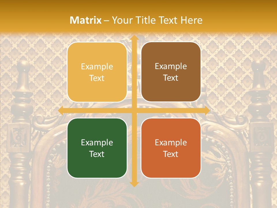 Foliage Elegant Ornament PowerPoint Template