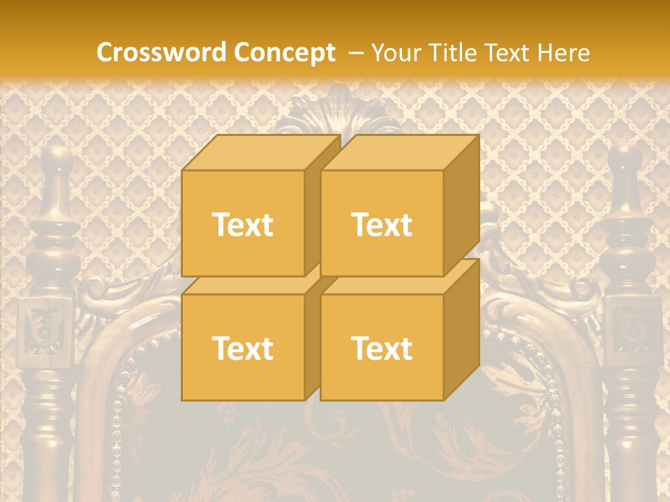 Foliage Elegant Ornament PowerPoint Template