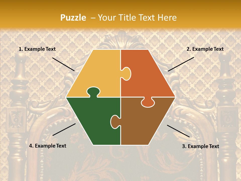 Foliage Elegant Ornament PowerPoint Template