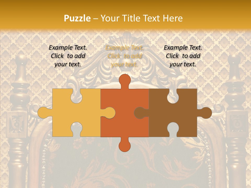 Foliage Elegant Ornament PowerPoint Template