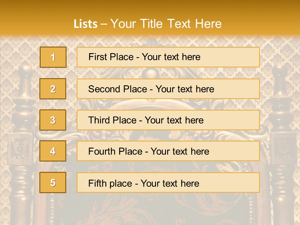Foliage Elegant Ornament PowerPoint Template