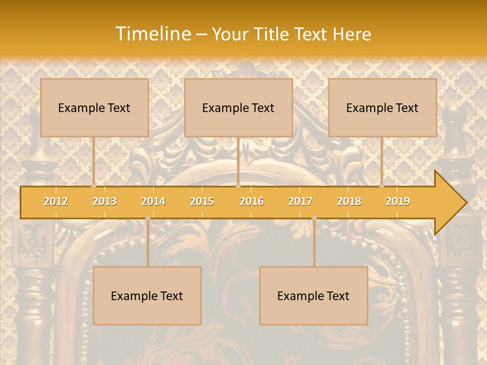 Foliage Elegant Ornament PowerPoint Template