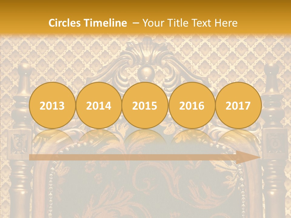 Foliage Elegant Ornament PowerPoint Template