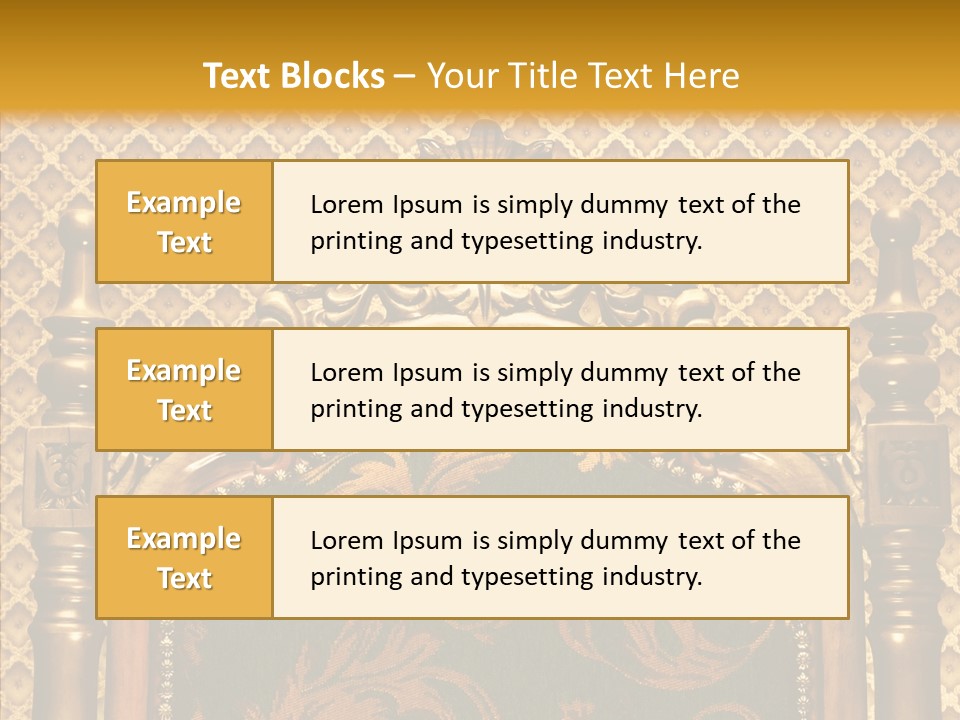 Foliage Elegant Ornament PowerPoint Template