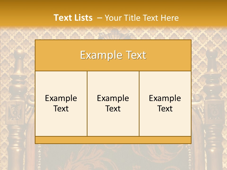 Foliage Elegant Ornament PowerPoint Template