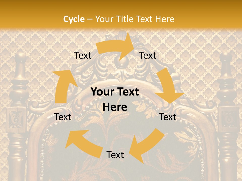 Foliage Elegant Ornament PowerPoint Template