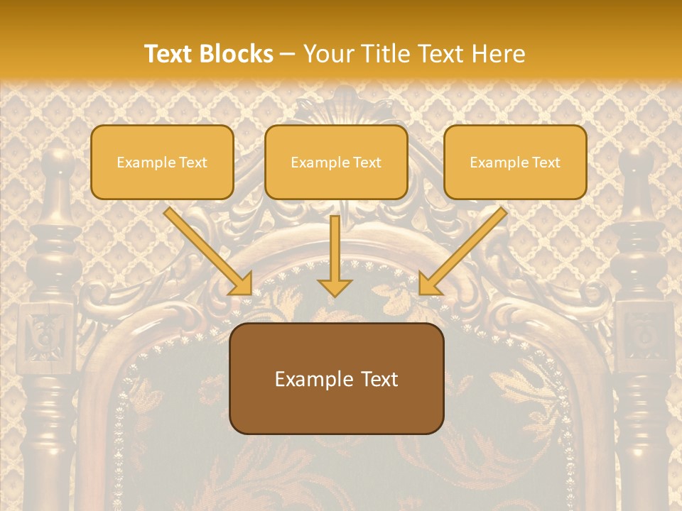 Foliage Elegant Ornament PowerPoint Template