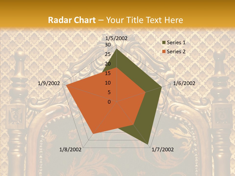 Foliage Elegant Ornament PowerPoint Template