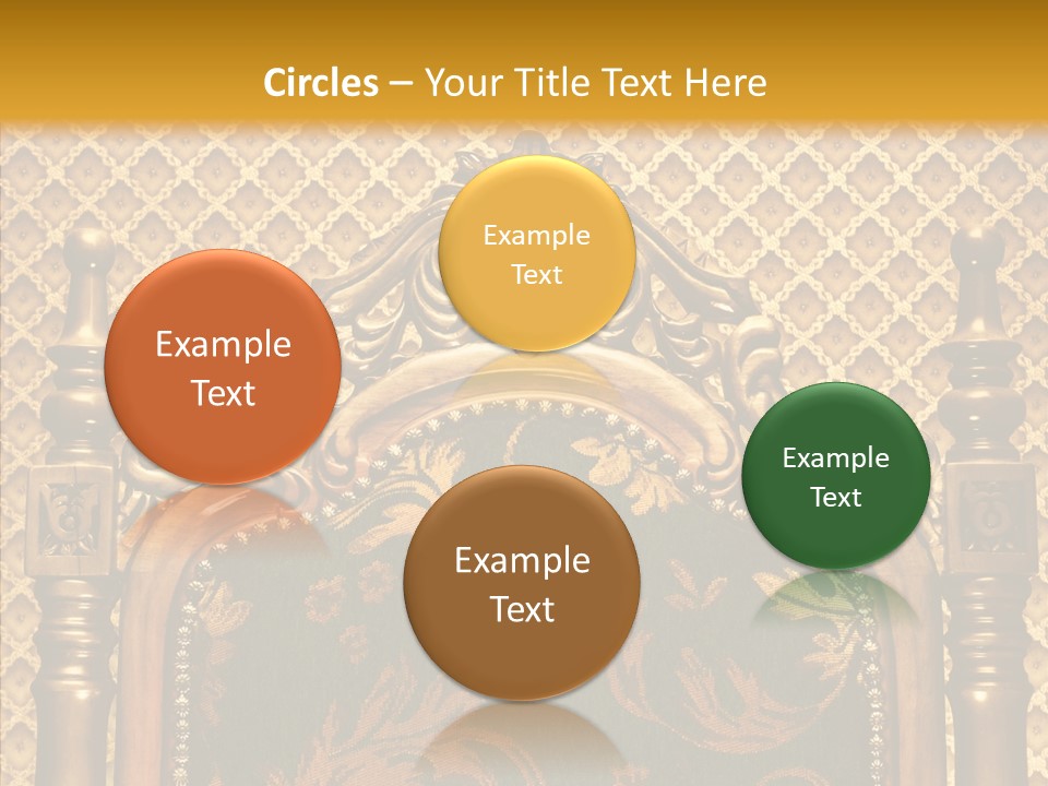 Foliage Elegant Ornament PowerPoint Template