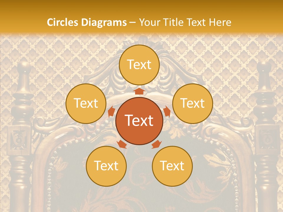 Foliage Elegant Ornament PowerPoint Template