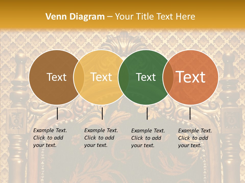 Foliage Elegant Ornament PowerPoint Template