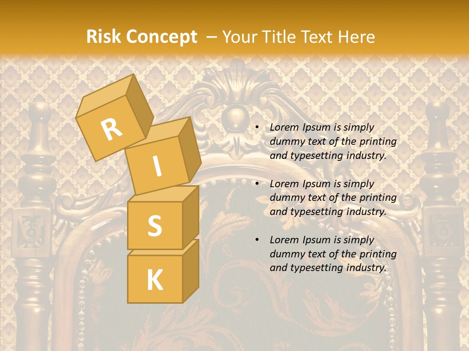 Foliage Elegant Ornament PowerPoint Template