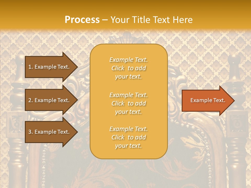 Foliage Elegant Ornament PowerPoint Template