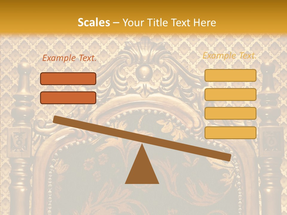 Foliage Elegant Ornament PowerPoint Template