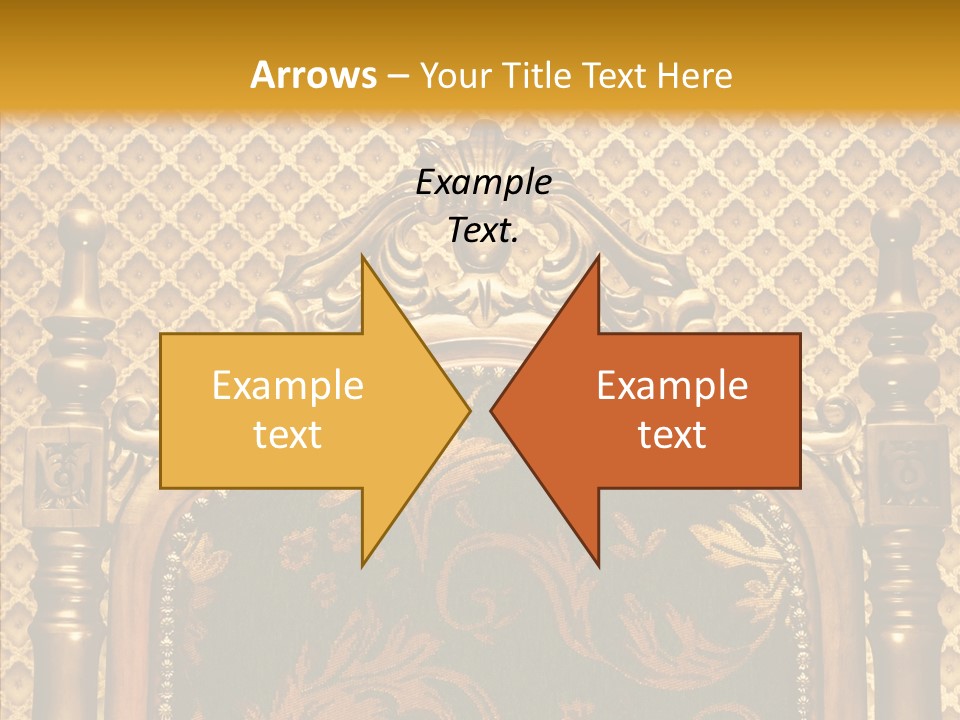 Foliage Elegant Ornament PowerPoint Template