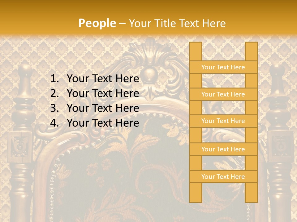 Foliage Elegant Ornament PowerPoint Template