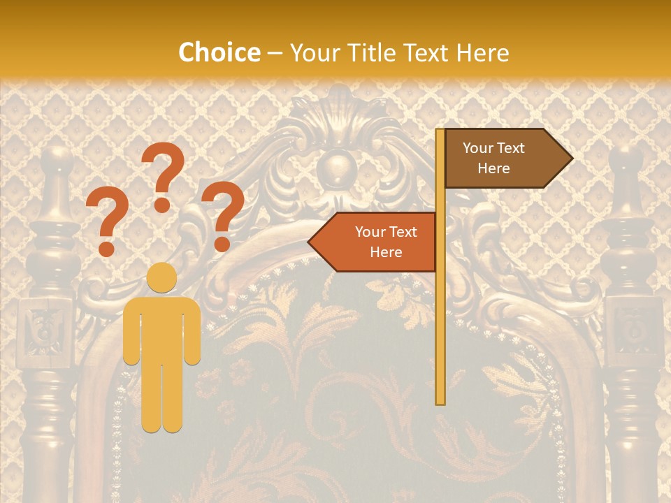 Foliage Elegant Ornament PowerPoint Template