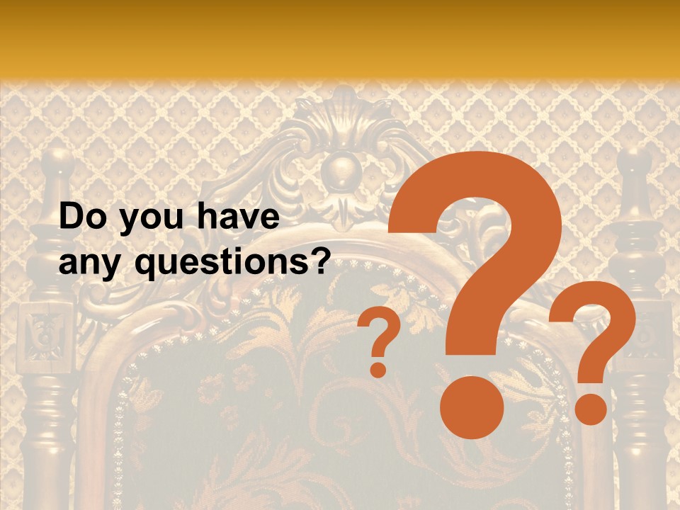 Foliage Elegant Ornament PowerPoint Template