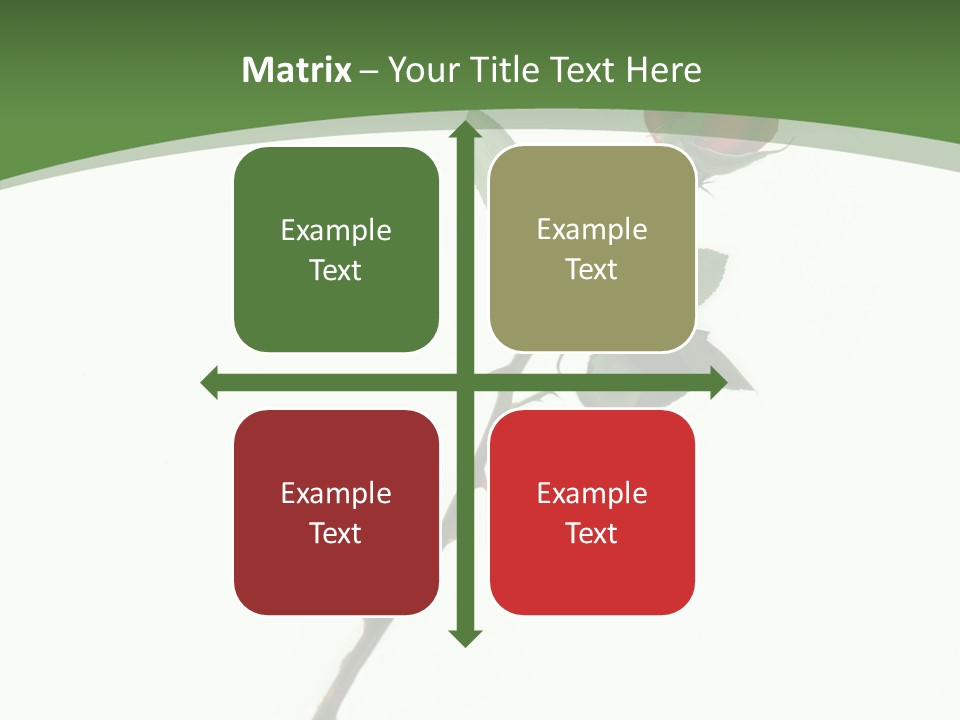 Occasion Rose Holiday PowerPoint Template