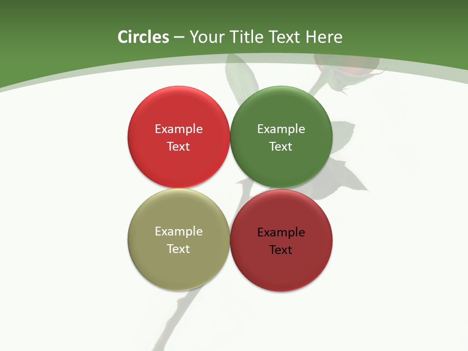 Occasion Rose Holiday PowerPoint Template