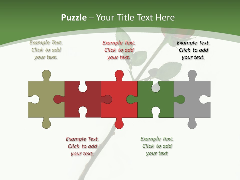 Occasion Rose Holiday PowerPoint Template